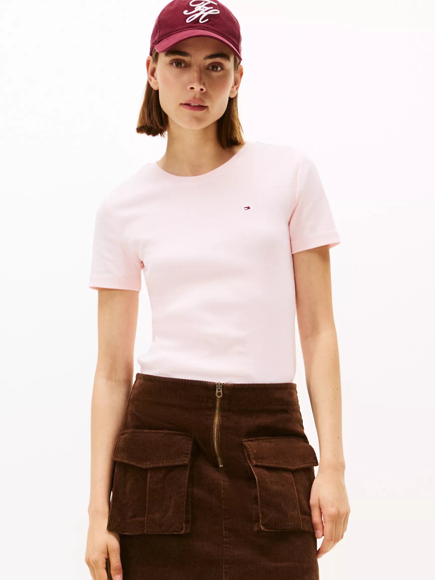Womens' Tommy Crewneck Favorite T-Shirt / Icy Pink