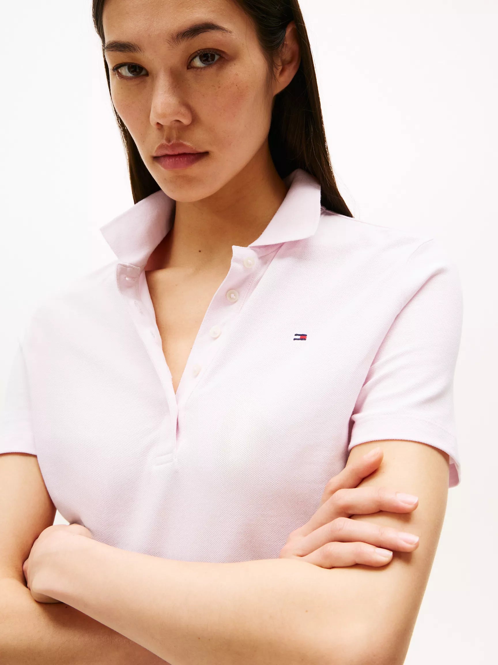 Tommy Hilfiger women's Stretch-Cotton Polo