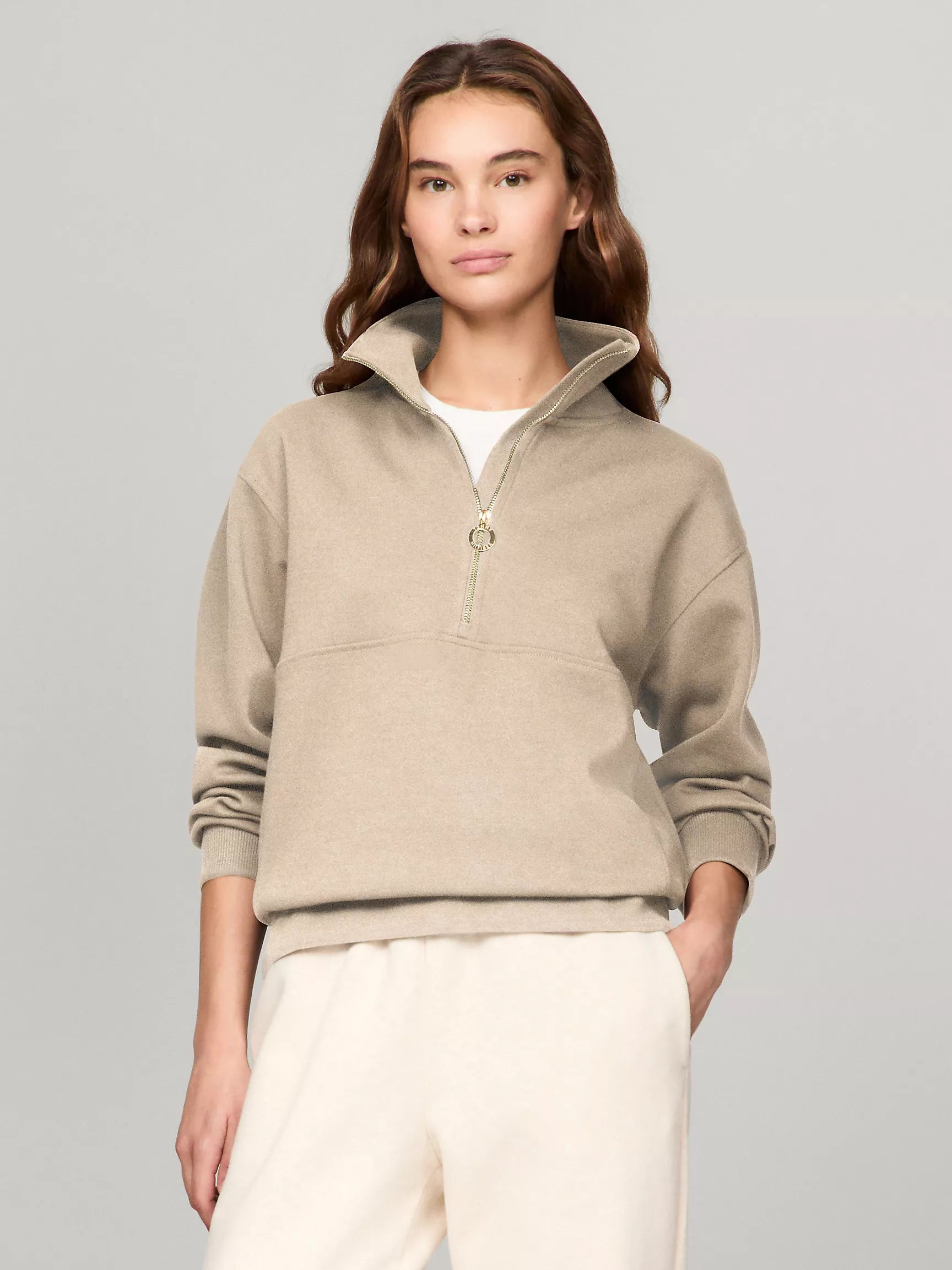 WOMENS' TOMMY Half-Zip Sweatshirt