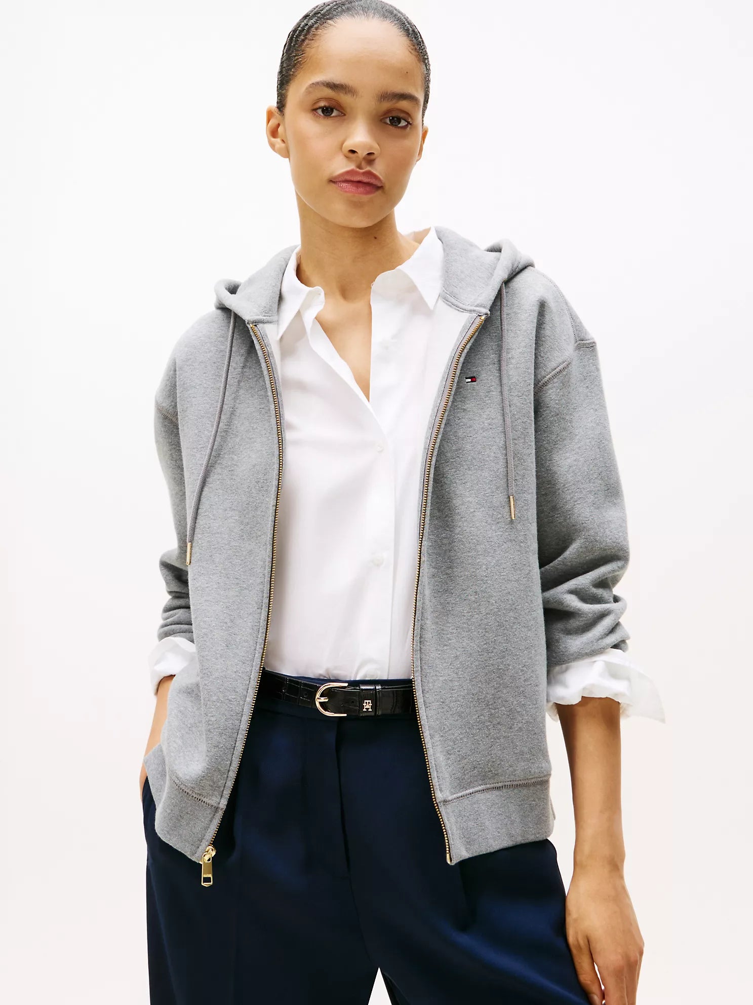 Womens' Tommy Hilfiger  Relaxed Fit Zip Hoodie