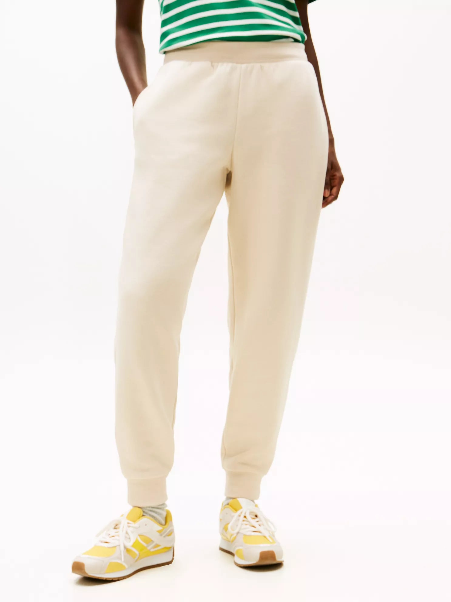 Womens' Tommy Relaxed Solid Jogger Classic Beige