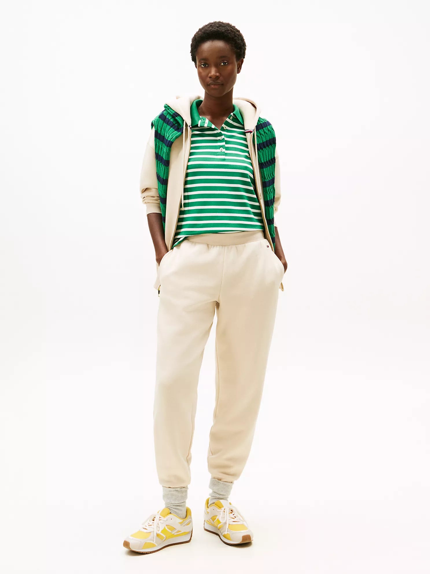 Womens' Tommy Relaxed Solid Jogger Classic Beige