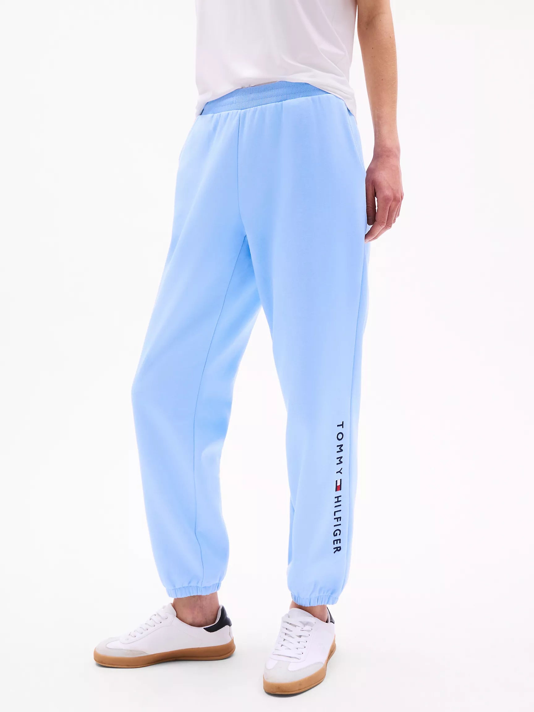 Tommy Womens' Embroidered Tommy Logo Sweatpant/Vessel Blue
