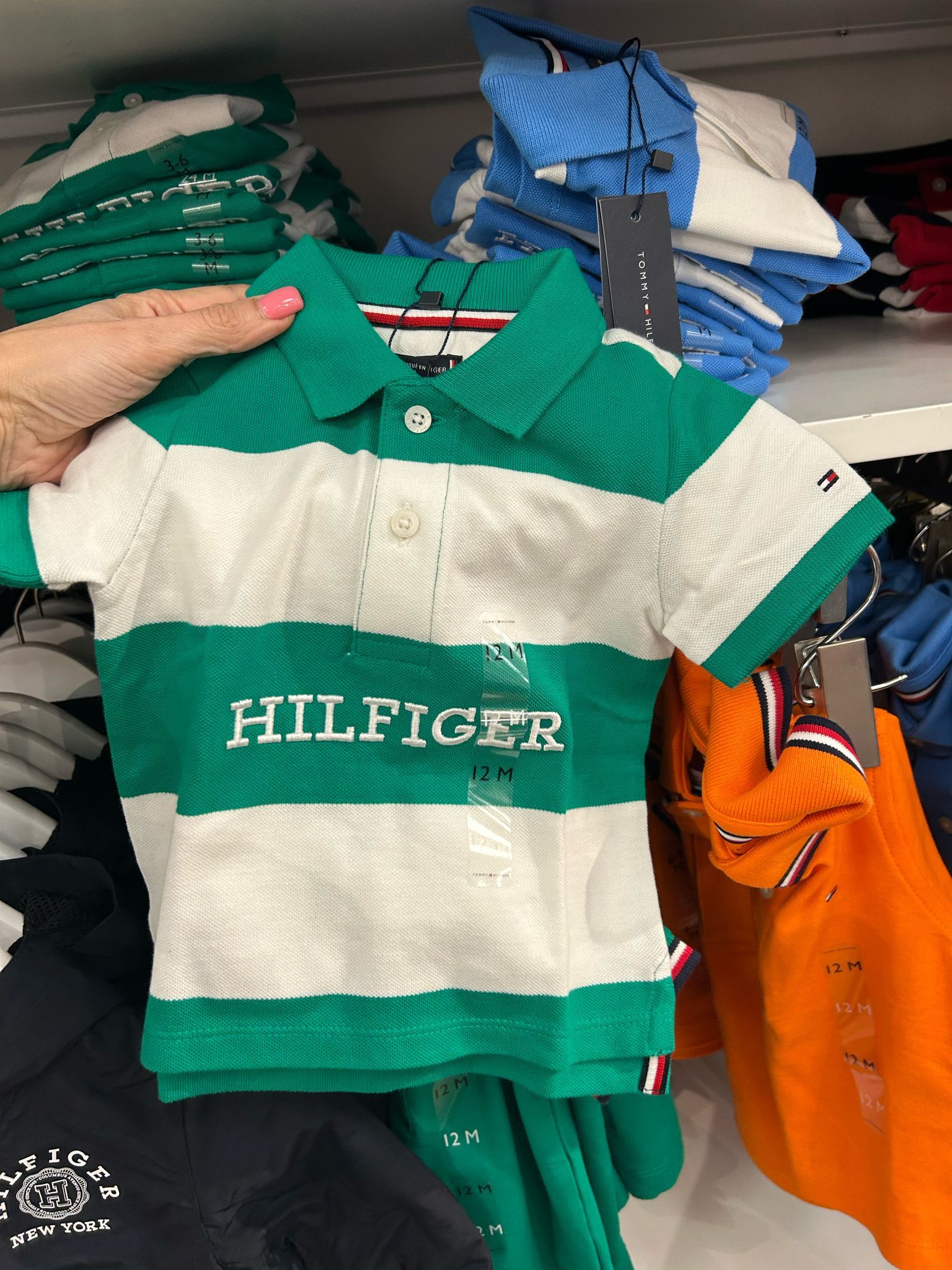 Tommy hilfiger Baby boy Stripe Hilfiger Logo Polo