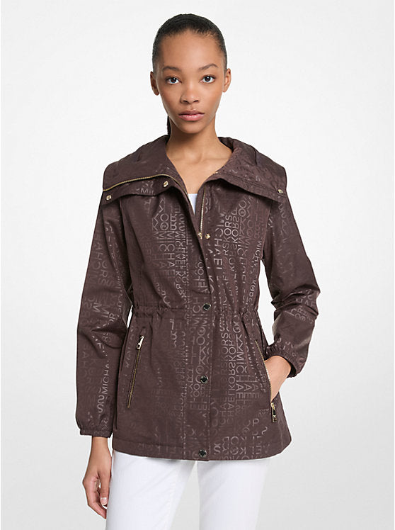 Michael Kors WOMENS' Logo Anorak CHOCOLATE