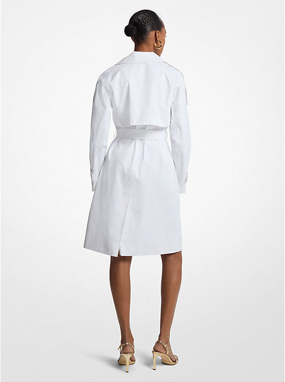 Michael Kors WOMENS' Belted Trench Coat White