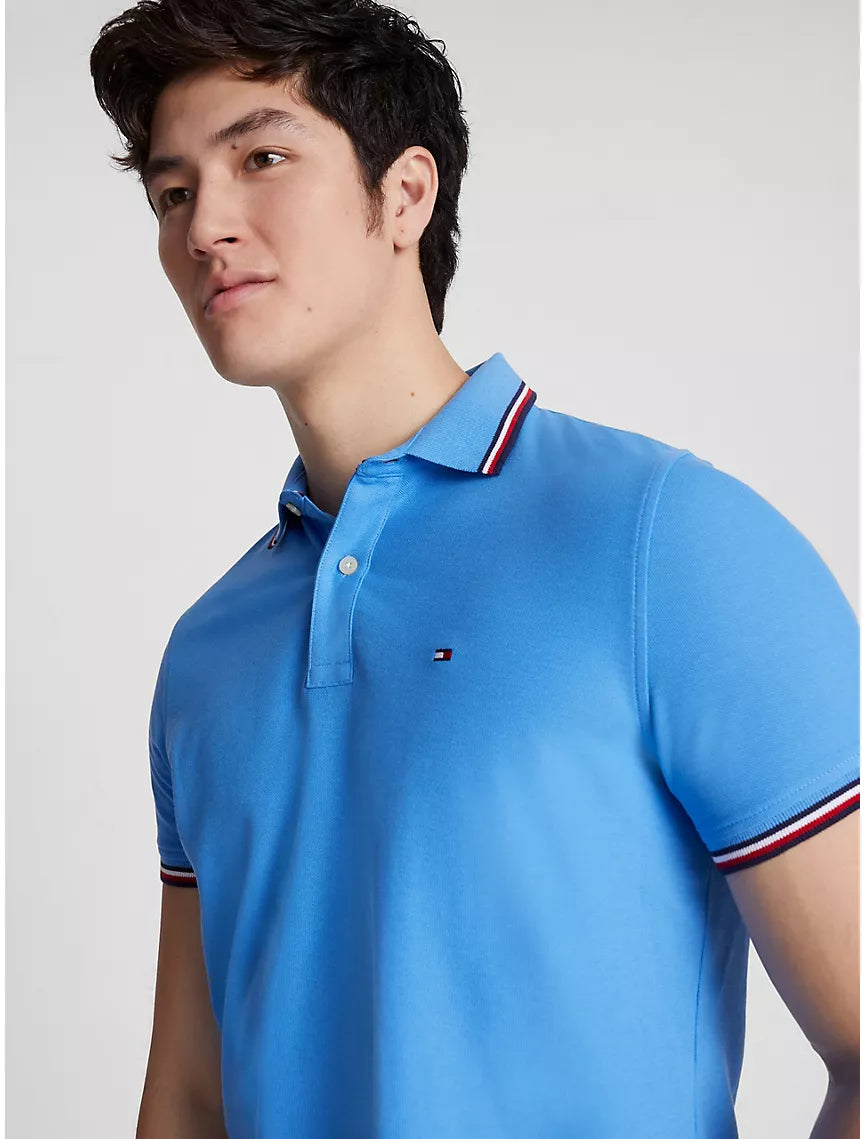 Tommy Hilfiger Regular Fit Tommy Wicking Polo - Copenhagen Blue