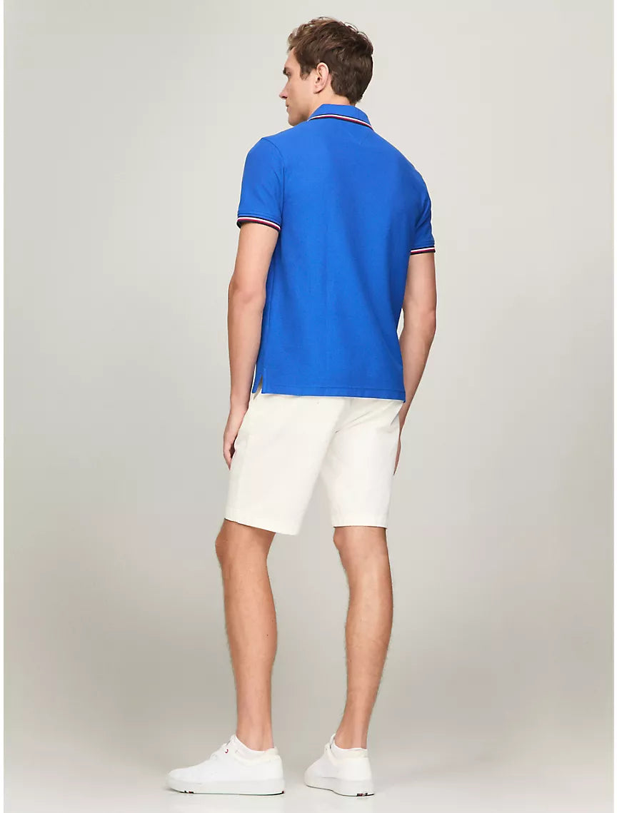 Tommy Hilfiger Regular Fit Tommy Wicking Polo - Kettle Blue