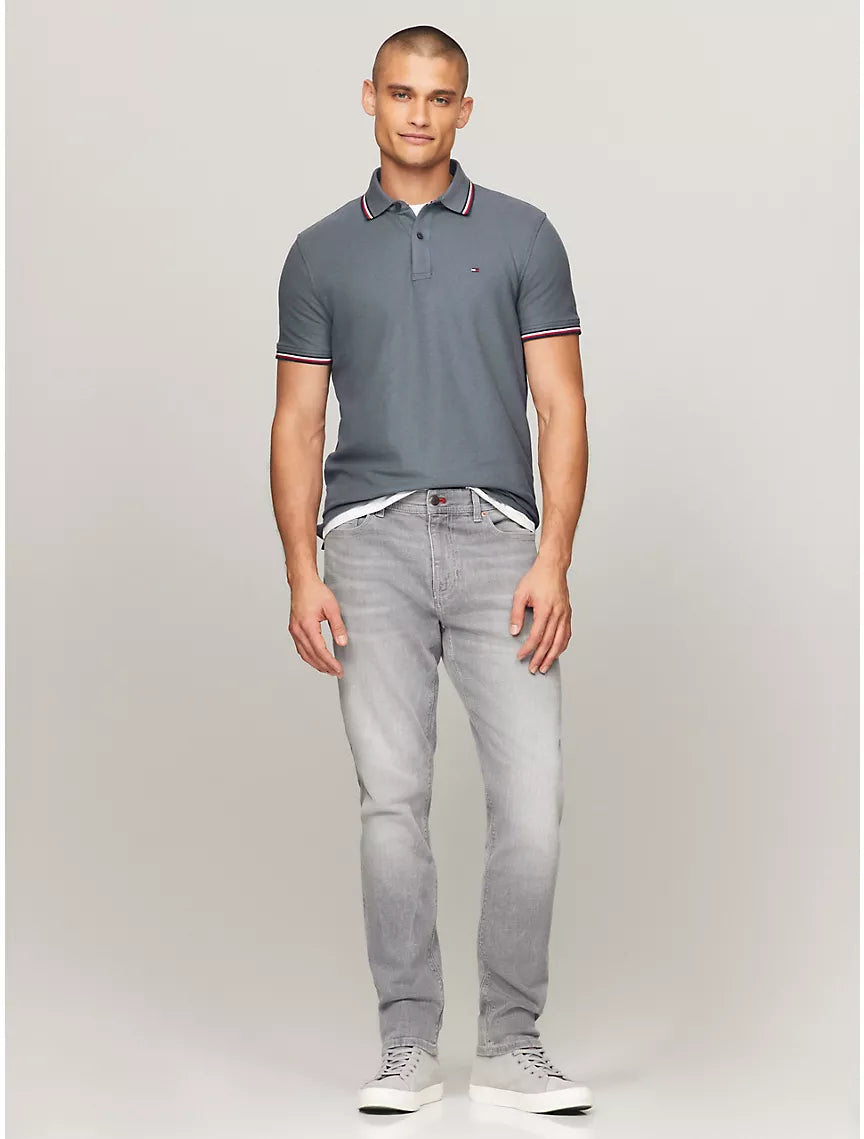 Tommy Hilfiger Regular Fit Tommy Wicking Polo - Bank Blue