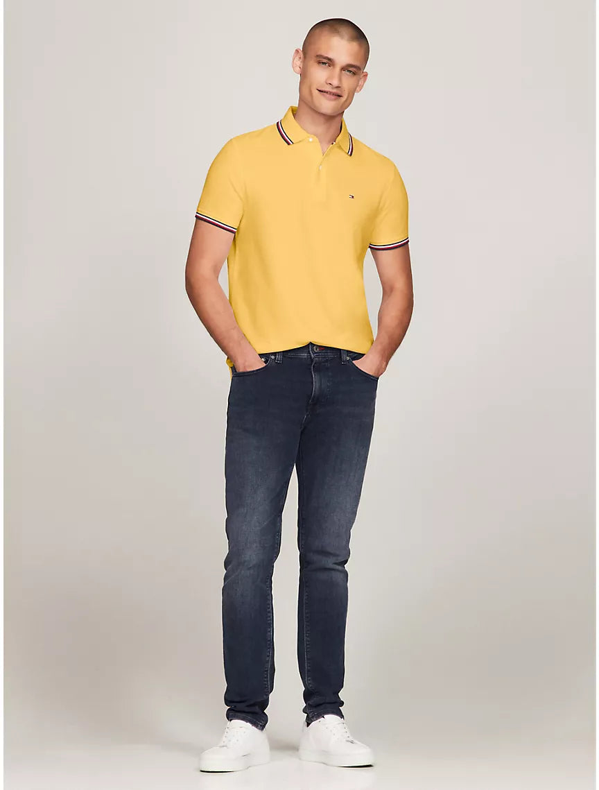 Tommy Hilfiger Regular Fit Tommy Wicking Polo - Daisy Yellow