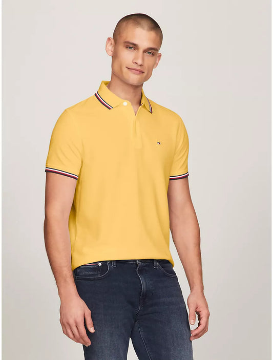 Tommy Hilfiger Regular Fit Tommy Wicking Polo - Daisy Yellow