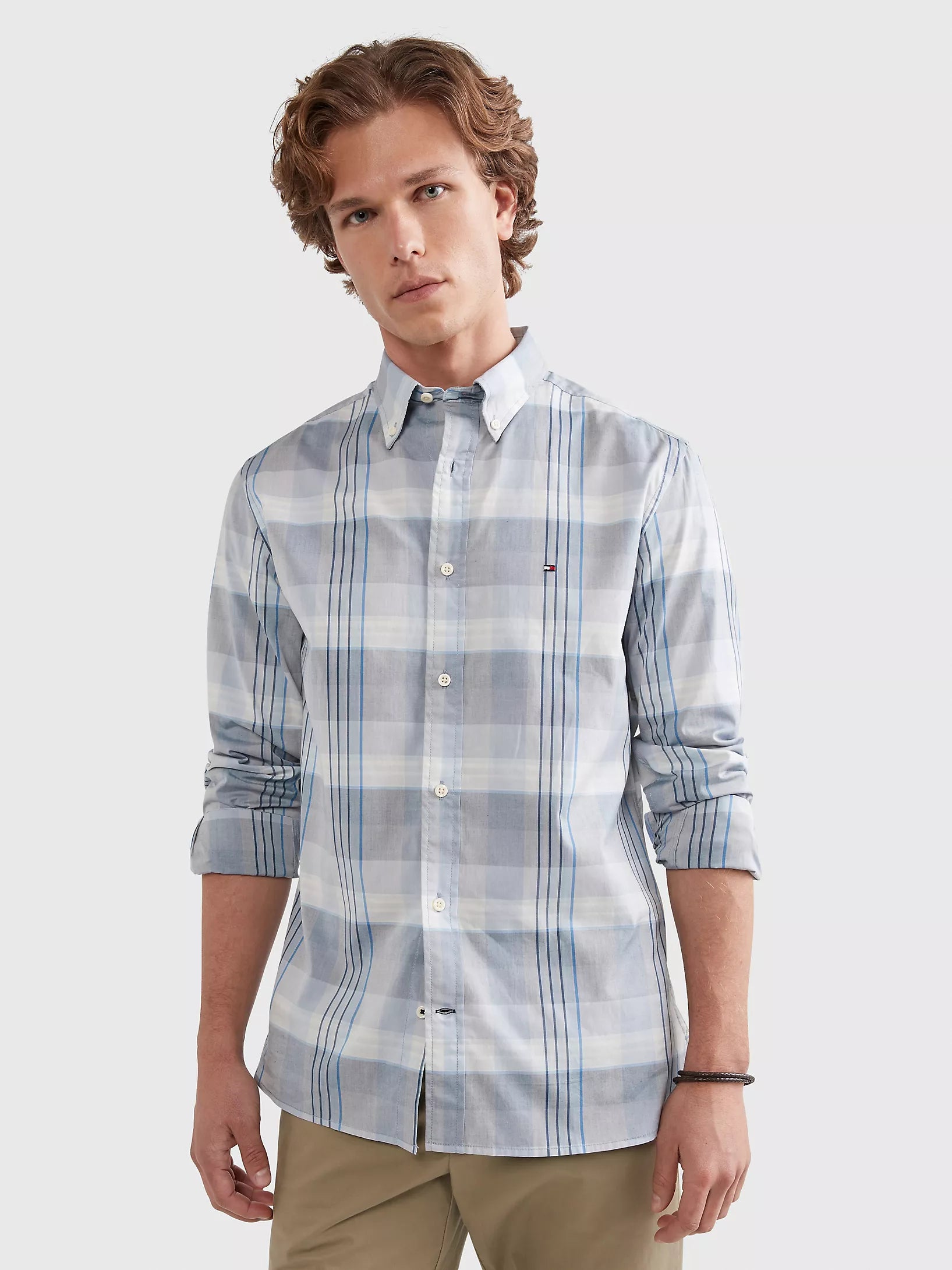 Men Tommys' Regular Fit Check Shirt