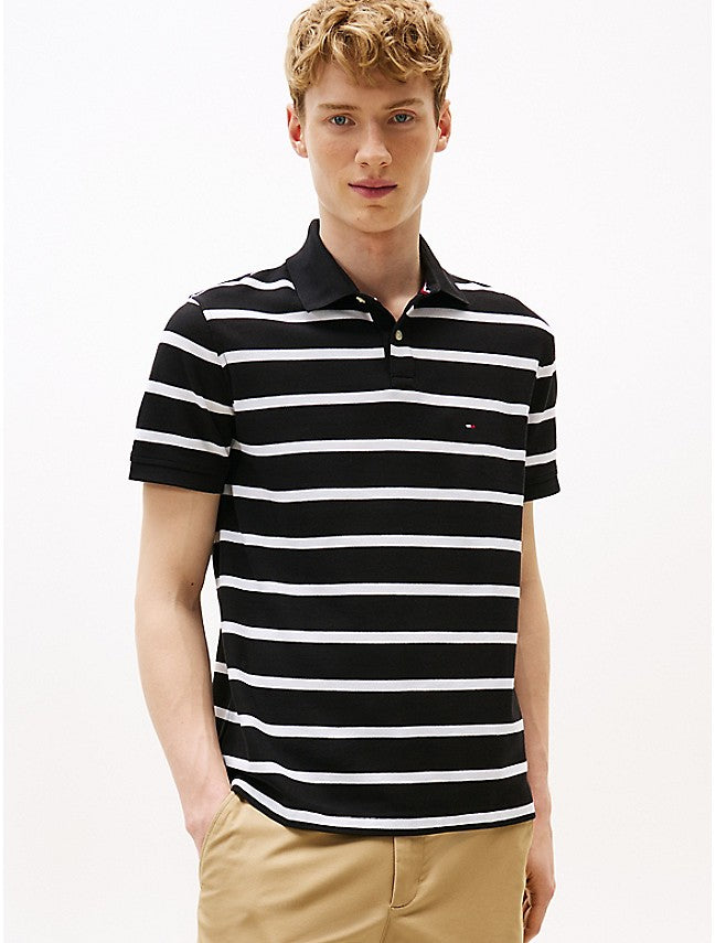 Tommy Mens' Relaxed Fit Rugby Stripe Polo