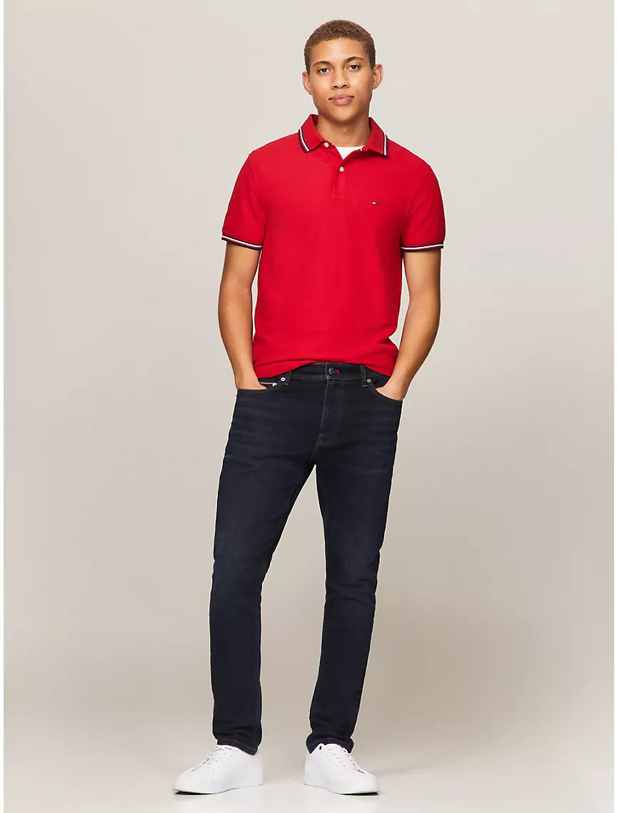 Tommy Hilfiger Regular Fit Tommy Wicking Polo - Primary Red