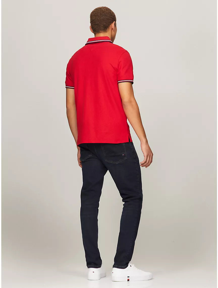 Tommy Hilfiger Regular Fit Tommy Wicking Polo - Primary Red