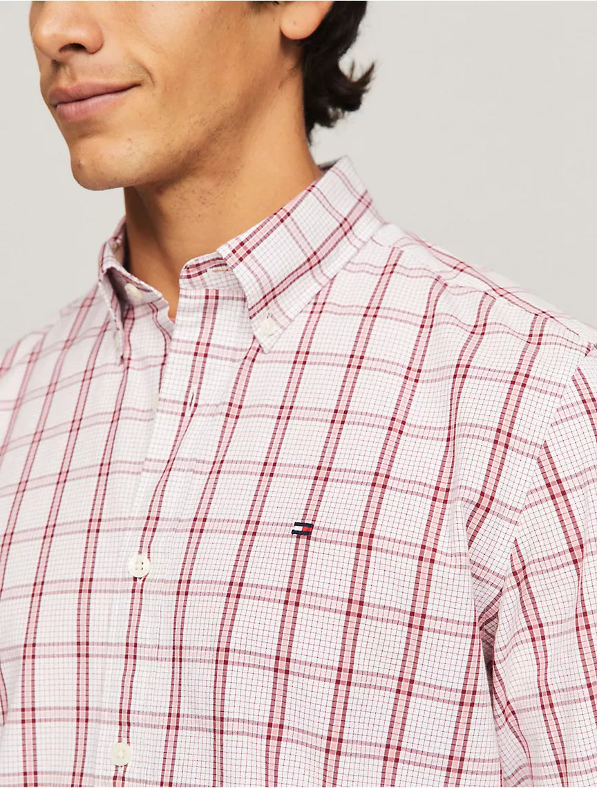 Tommy Hilfiger Regular Fit Check Poplin Shirt - MEN