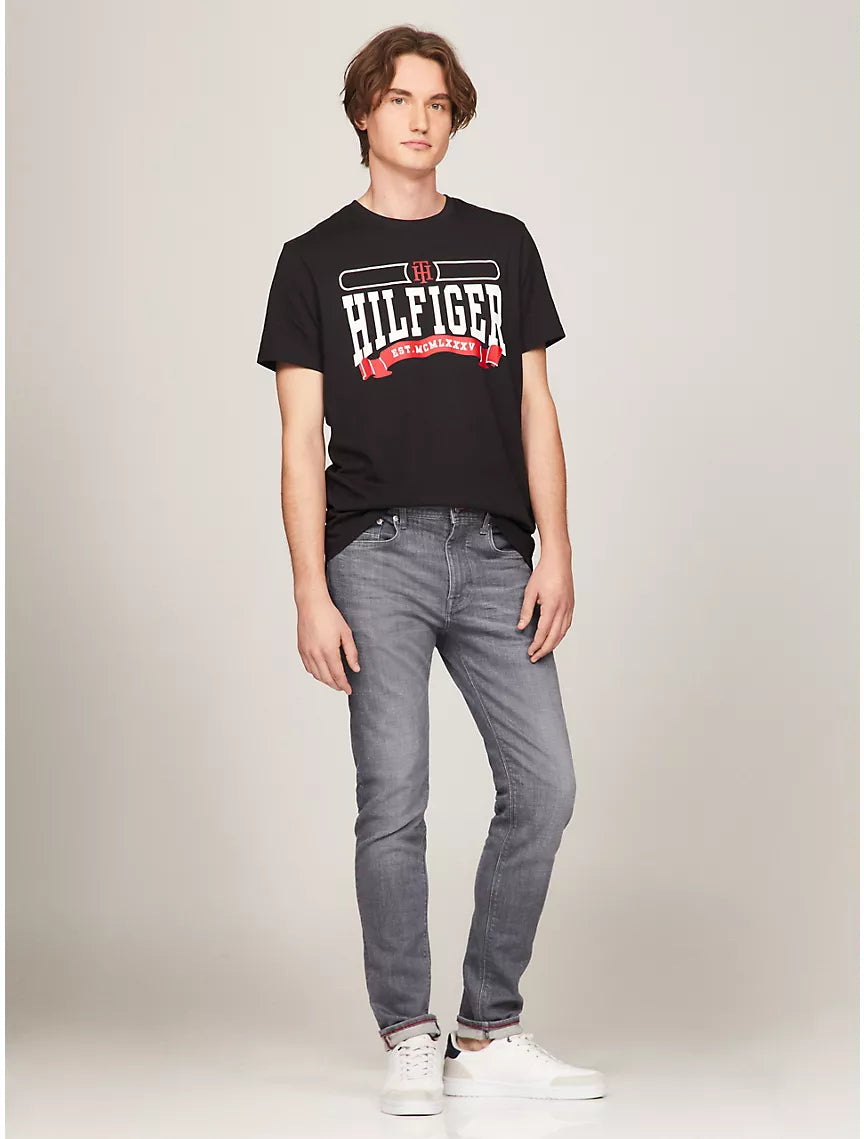 Tommy Hilfiger Alumni Graphic T-Shirt - Black