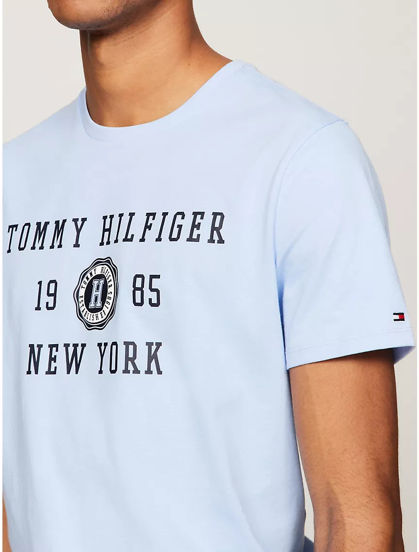 MENS' Tommy Hilfiger Hilfiger New York Graphic T-Shirt - Romantic Blue