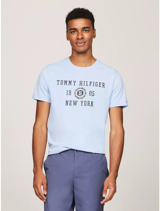 MENS' Tommy Hilfiger Hilfiger New York Graphic T-Shirt - Romantic Blue