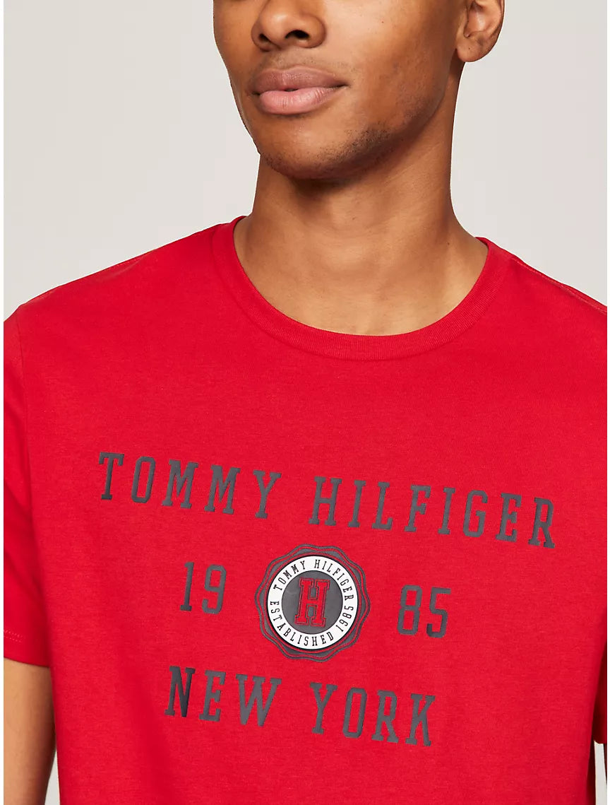 MENS' Tommy Hilfiger Hilfiger New York Graphic T-Shirt - Primary Red