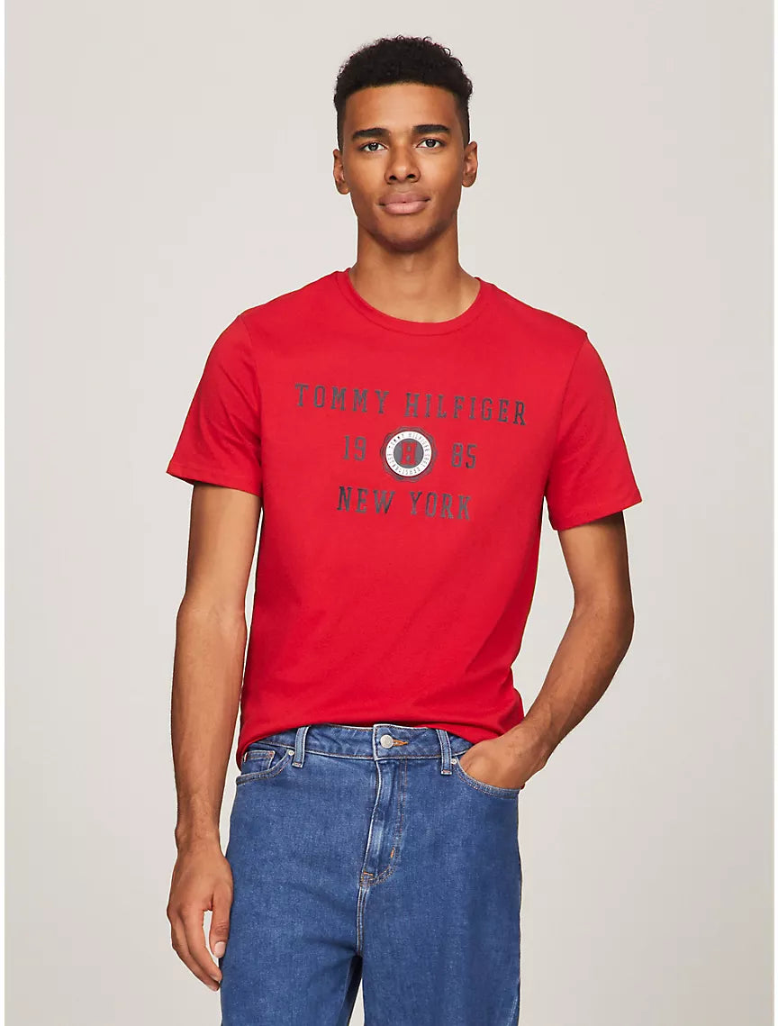 MENS' Tommy Hilfiger Hilfiger New York Graphic T-Shirt - Primary Red