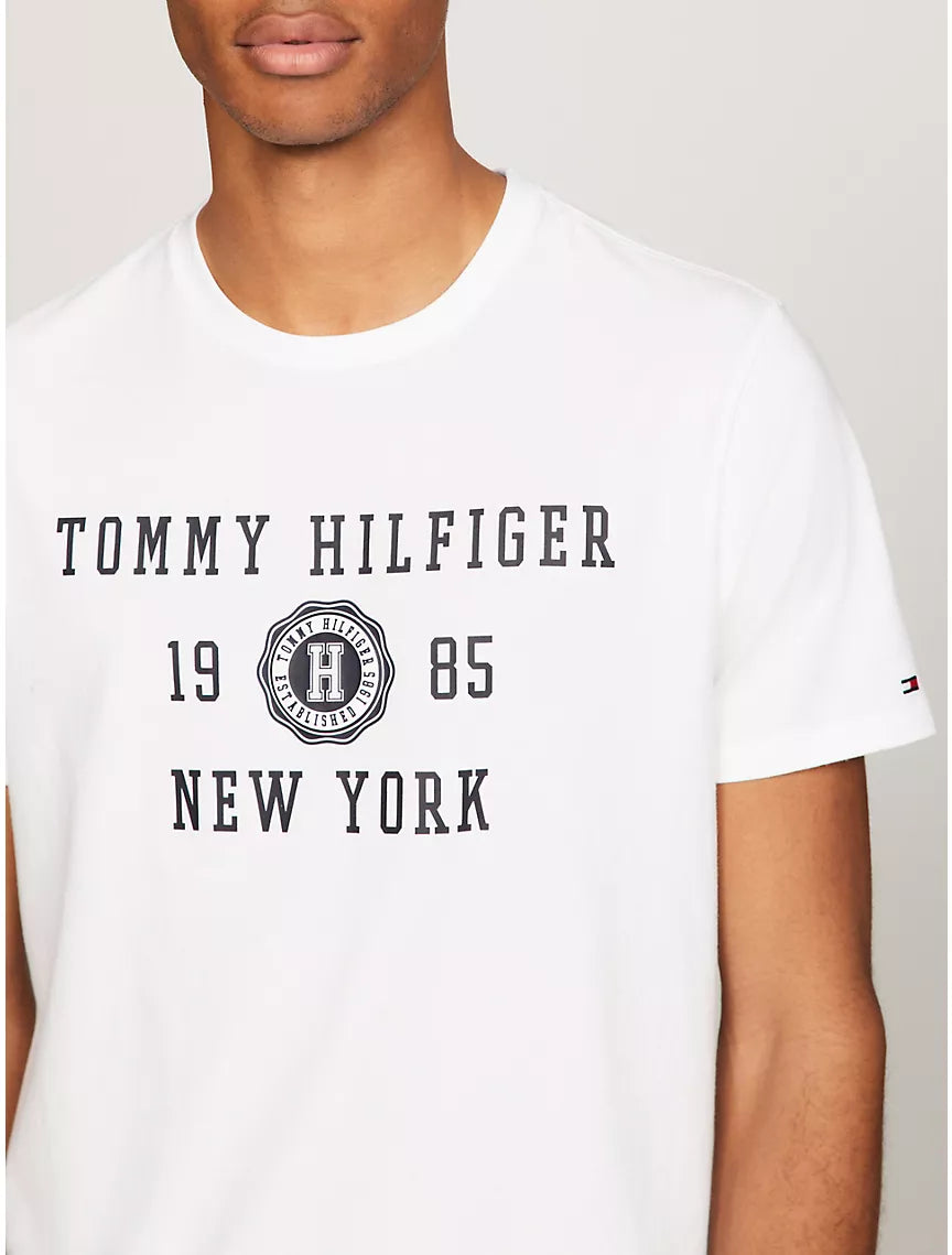 MENS' Tommy Hilfiger Hilfiger New York Graphic T-Shirt - Optic White