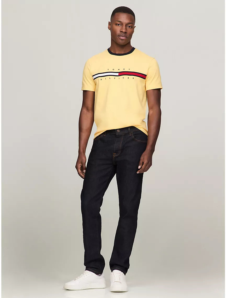 Tommy Hilfiger Flag Logo T-Shirt - Daisy Yellow