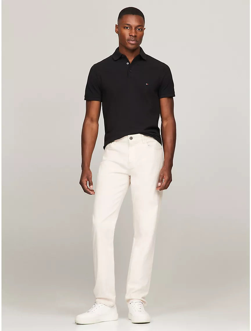 Tommy Hilfiger Slim Fit Tommy Polo - Black