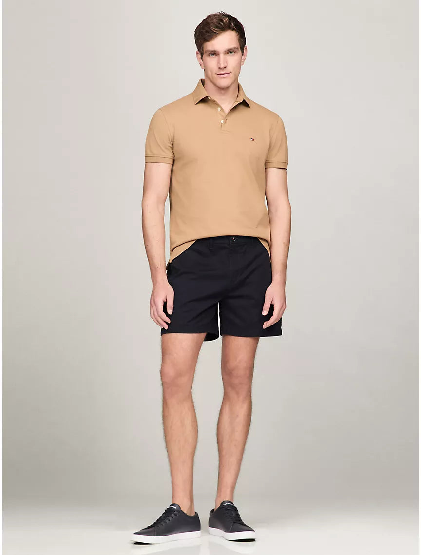 Tommy Hilfiger Slim Fit Tommy Polo - Pinecone Tan