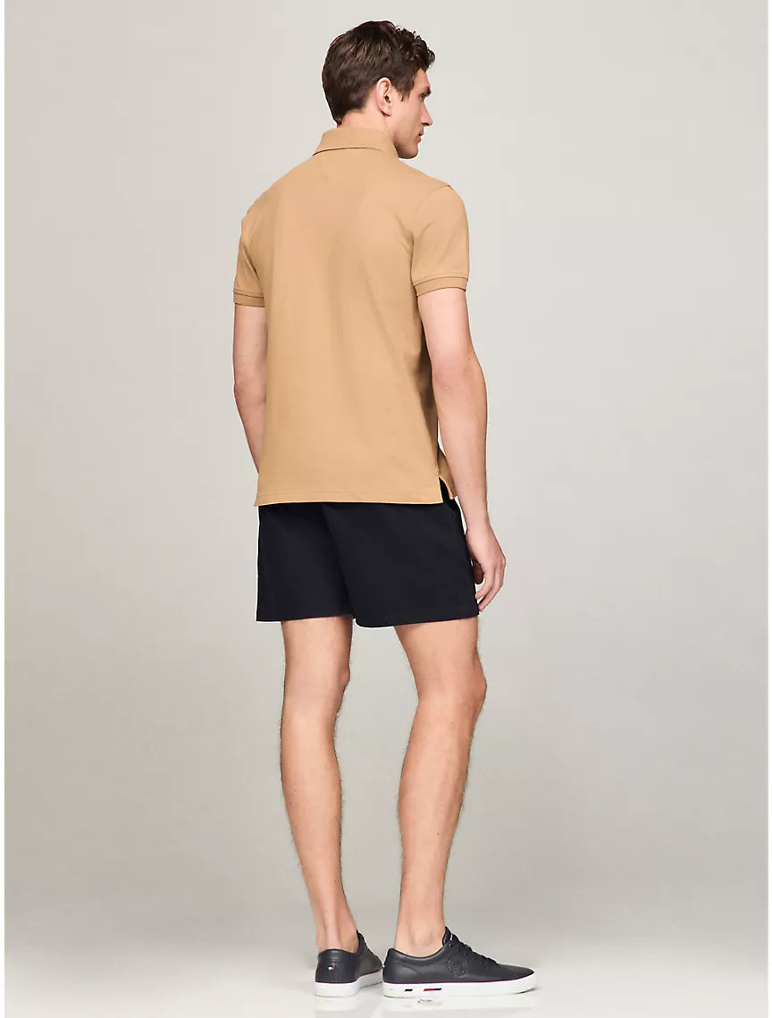 Tommy Hilfiger Slim Fit Tommy Polo - Pinecone Tan