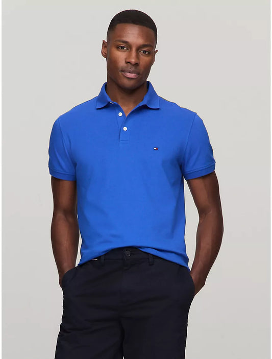 Tommy Hilfiger Slim Fit Tommy Polo - Kettle Blue