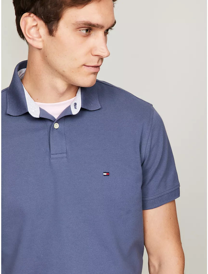 Tommy Hilfiger Slim Fit Tommy Polo - Bank Blue