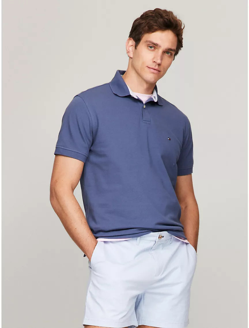 Tommy Hilfiger Slim Fit Tommy Polo - Bank Blue