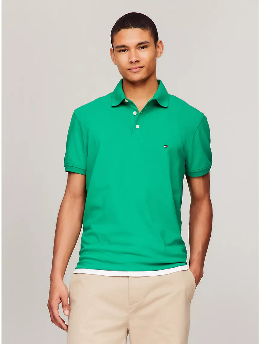 Tommy Hilfiger Slim Fit Tommy Polo - Palm Leaf