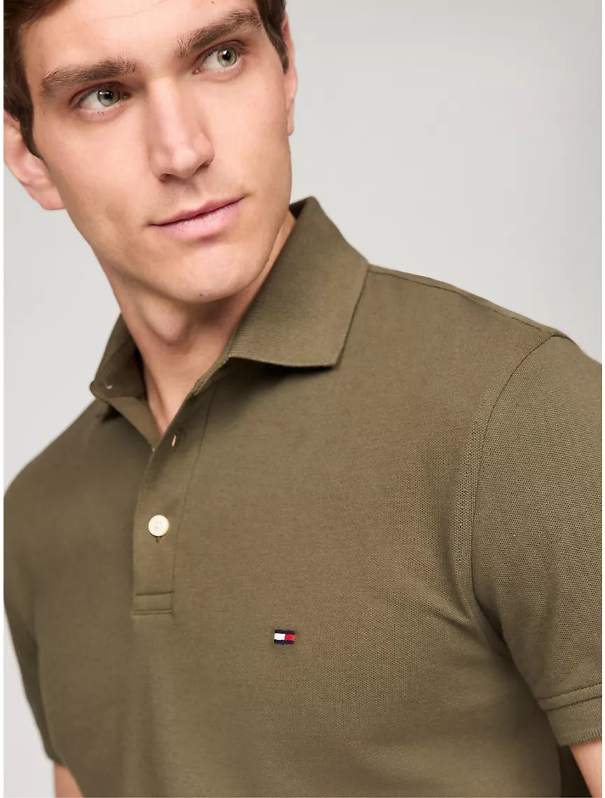 Tommy Hilfiger Slim Fit Tommy Polo - Army Green