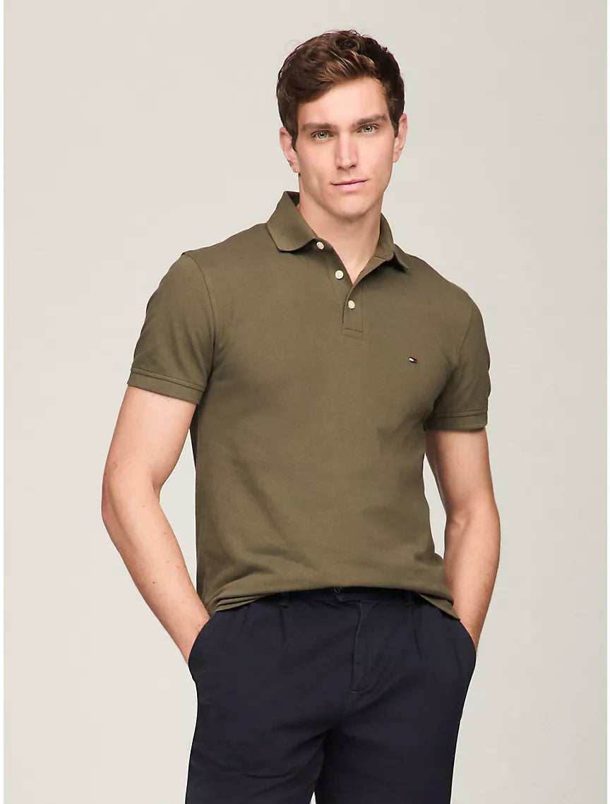 Tommy Hilfiger Slim Fit Tommy Polo - Army Green