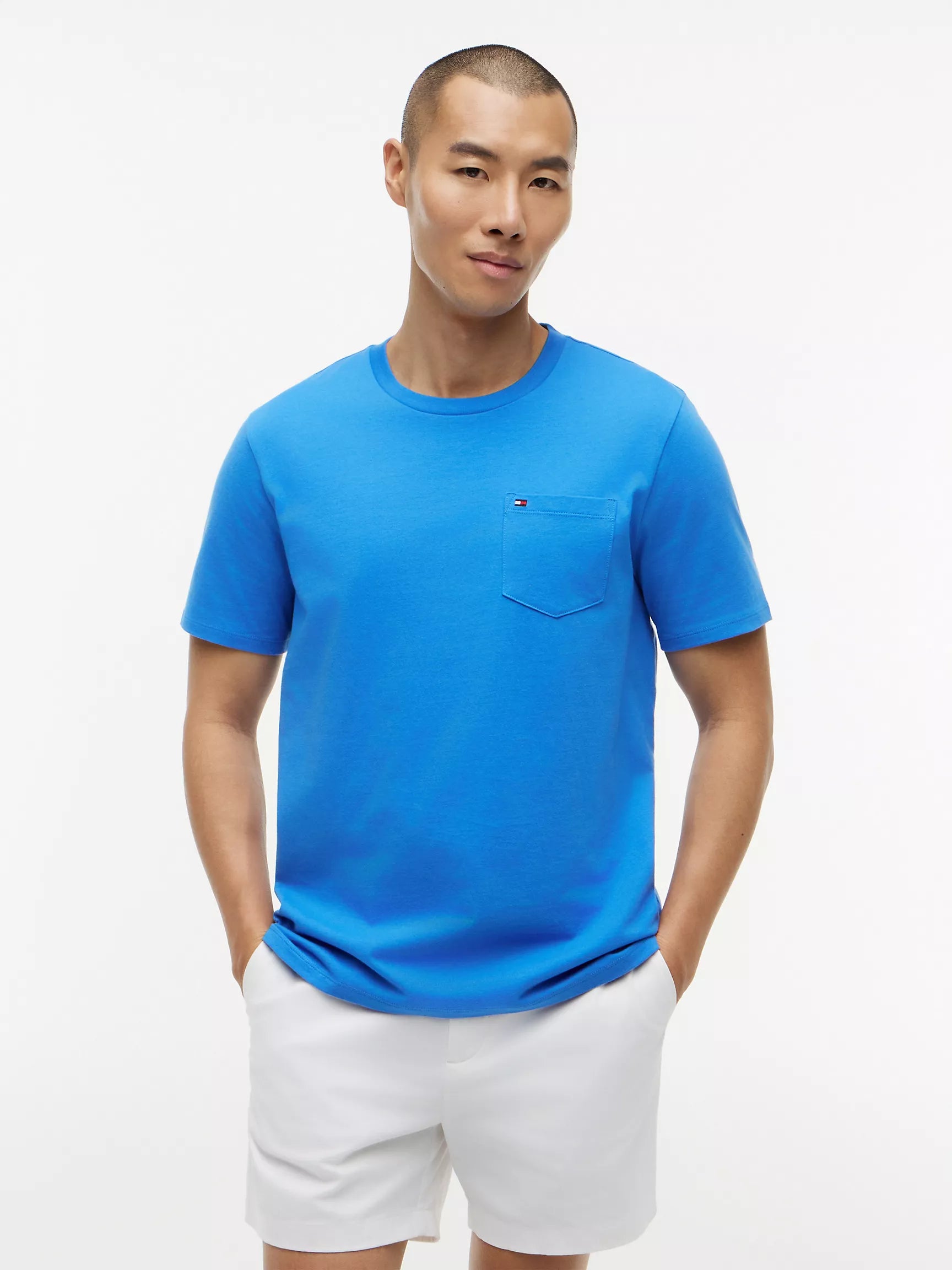 Tommy Hilfiger Men's Classics Pocket T-shirt-Blue