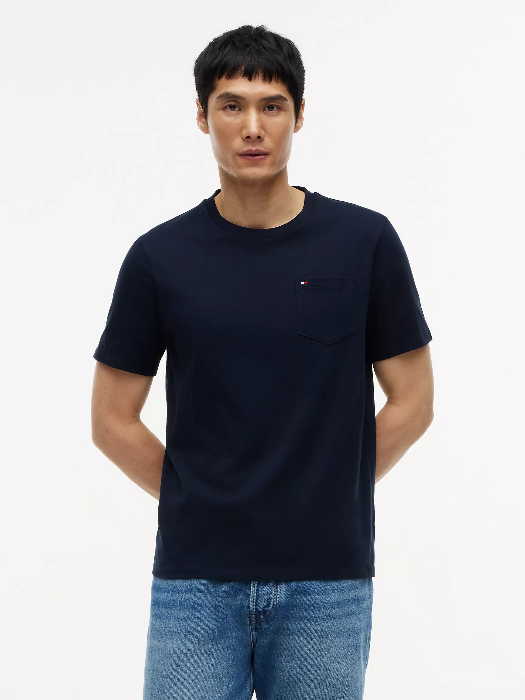 Tommy Hilfiger Men's Classics Pocket T-shirt-Black