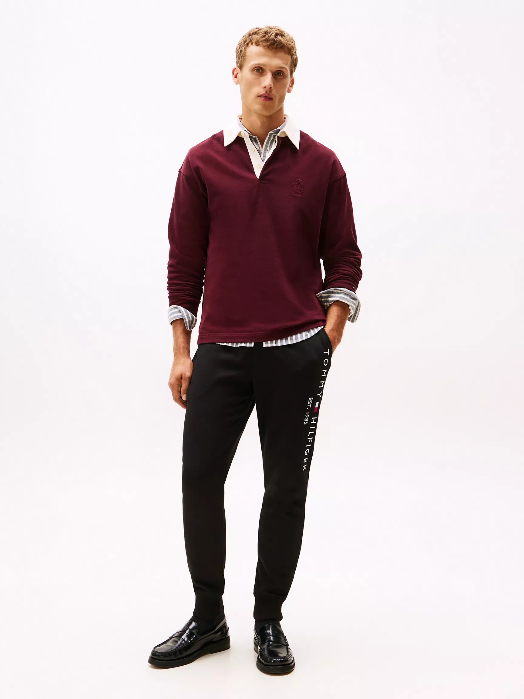 Tommy Mens' Tommy Logo Sweatpant/Black