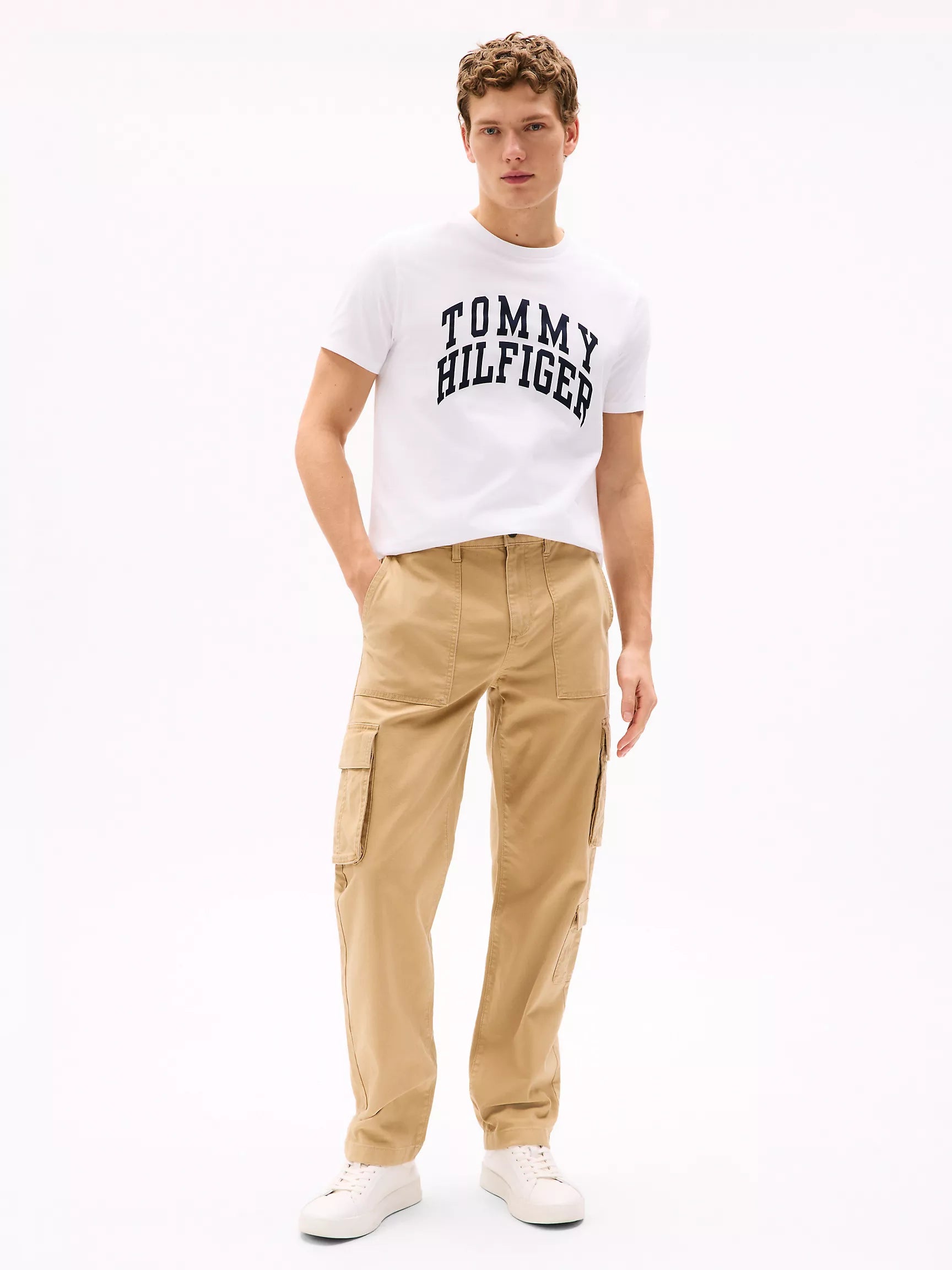 Tommy Mens' Block Letter Logo T-Shirt