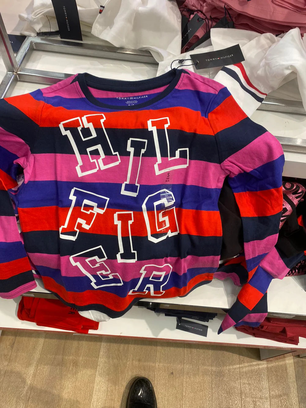 TOMMY HILFIGER Girls' Striped Crew-Neck T-Shirt