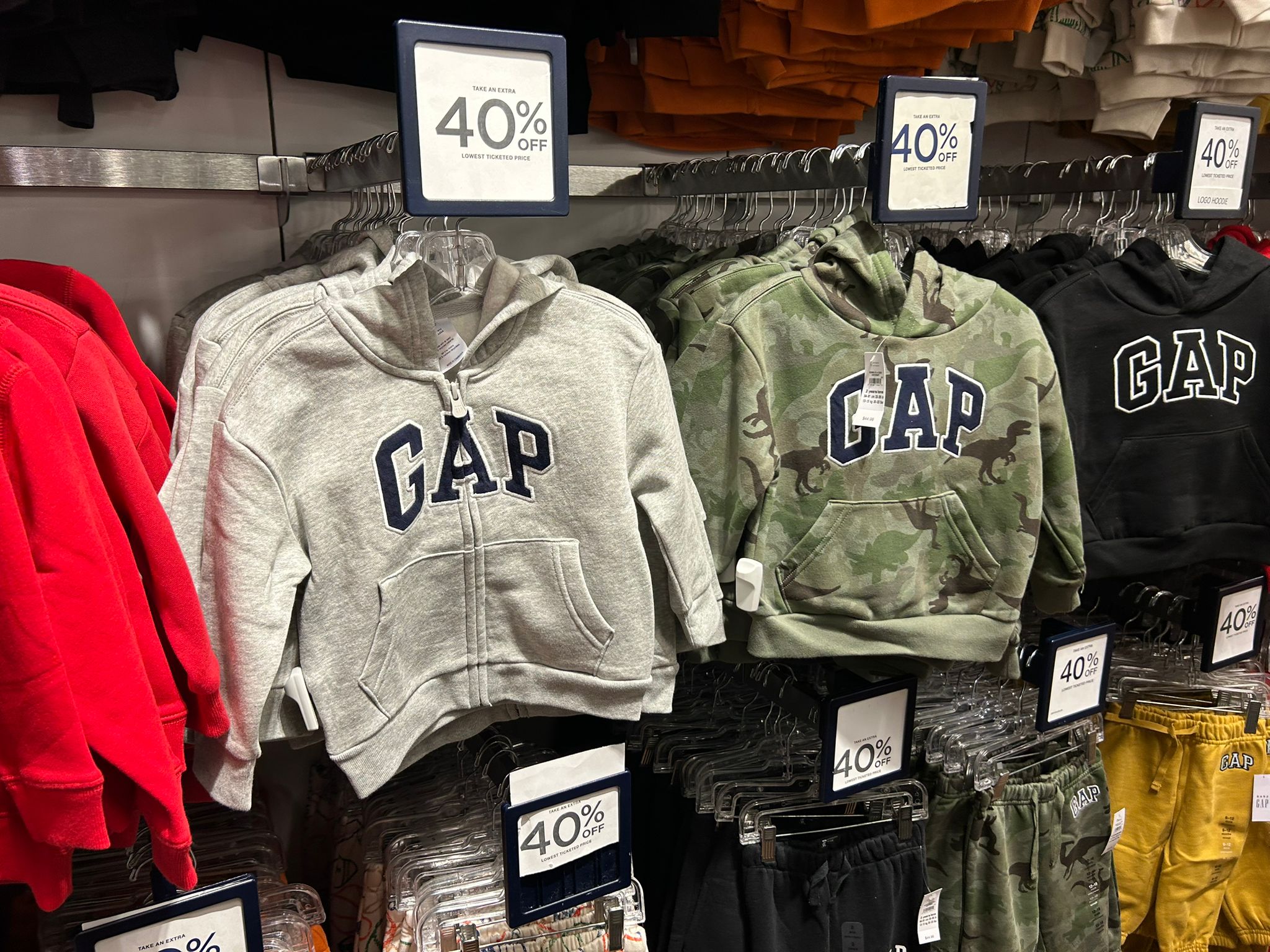 BabyBOY Gap Relaxed Logo Hoodie