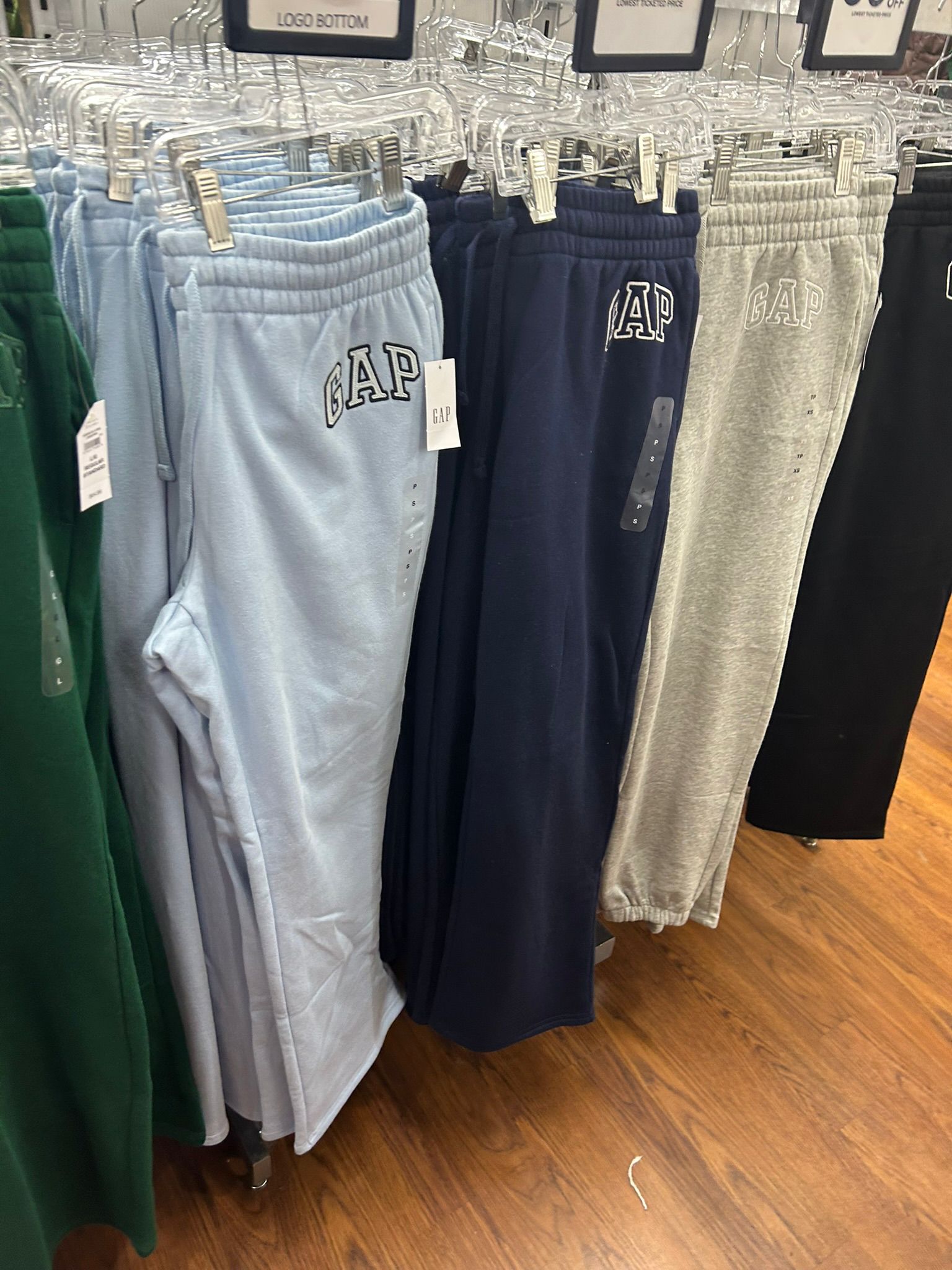 Womens' Gap Logo Straight Sweatpants  Navy Uniform