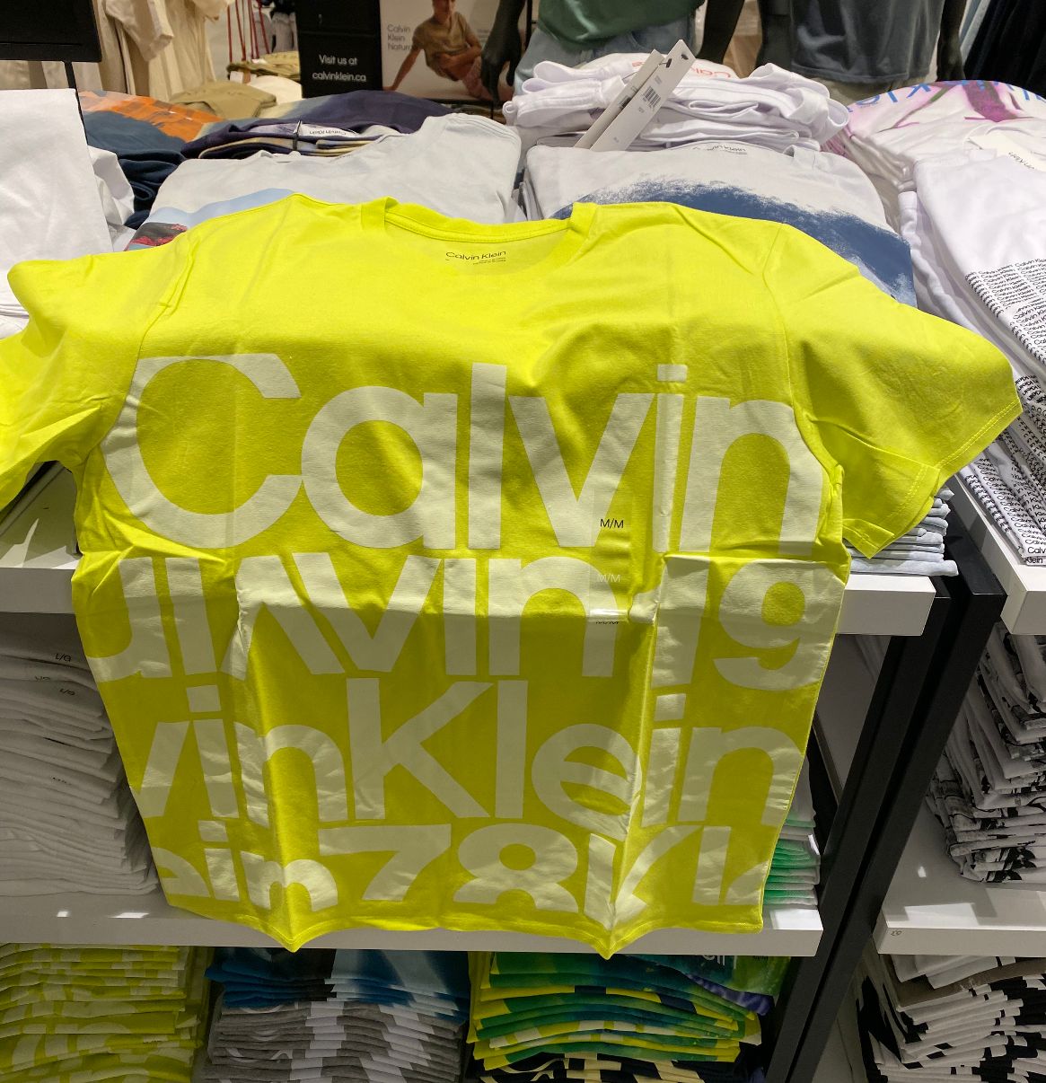 CALVIN KLEIN Mens' 1978 LOGO CREWNK TEE