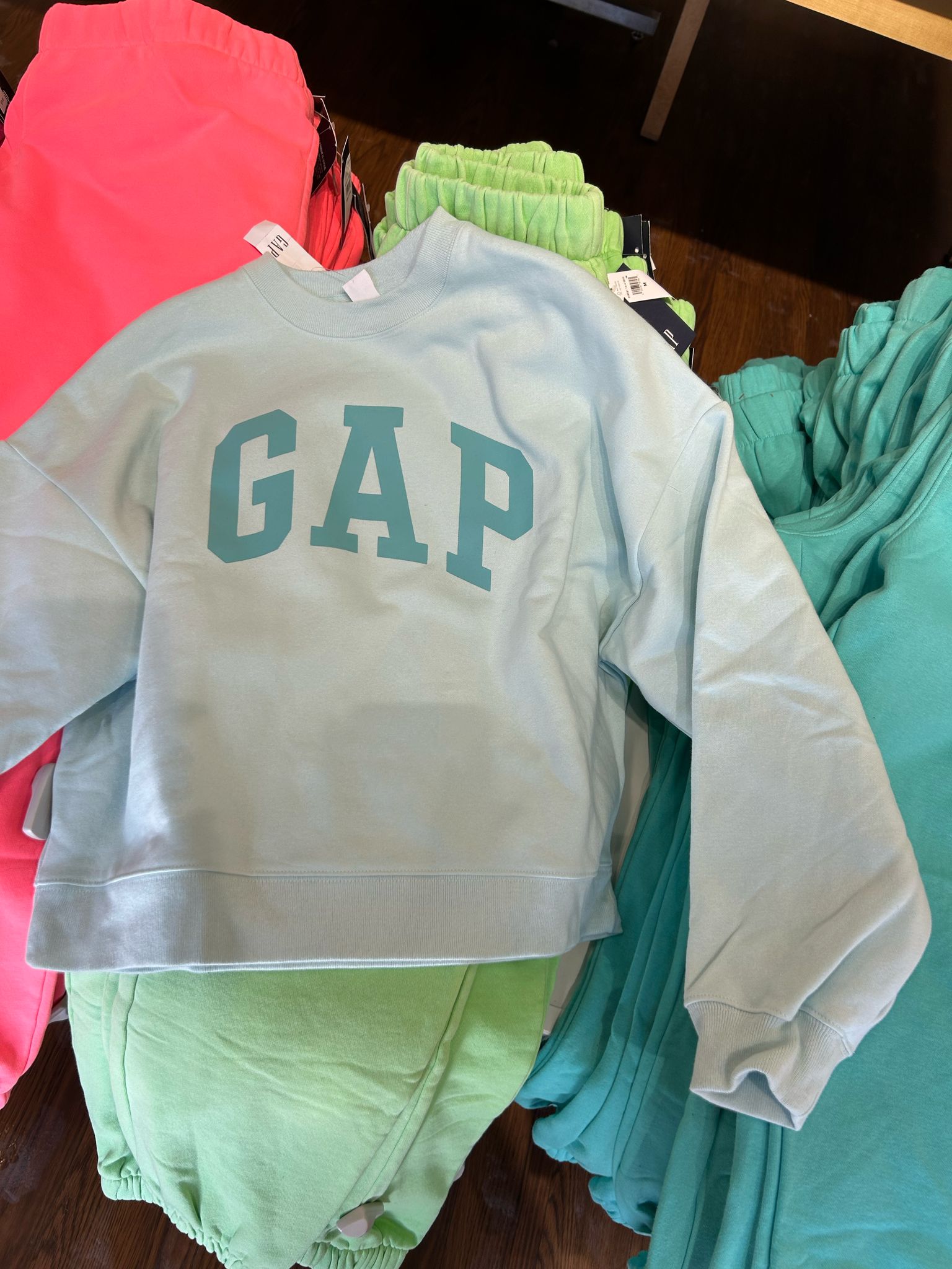 WOMEN Oversized Gap Logo Sweatshirt/ azul blue