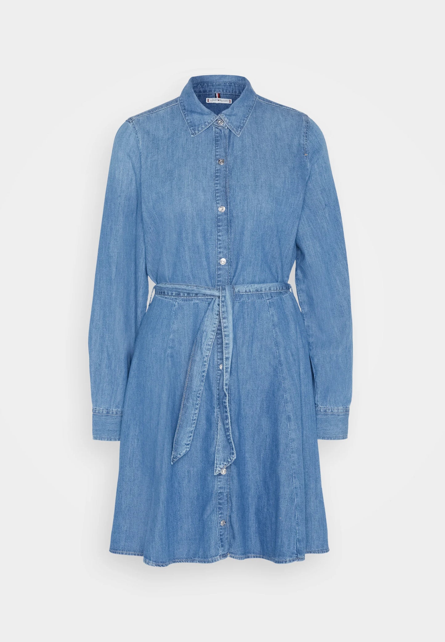 Tommy Hilfiger BELTED DRESS - Denim dress