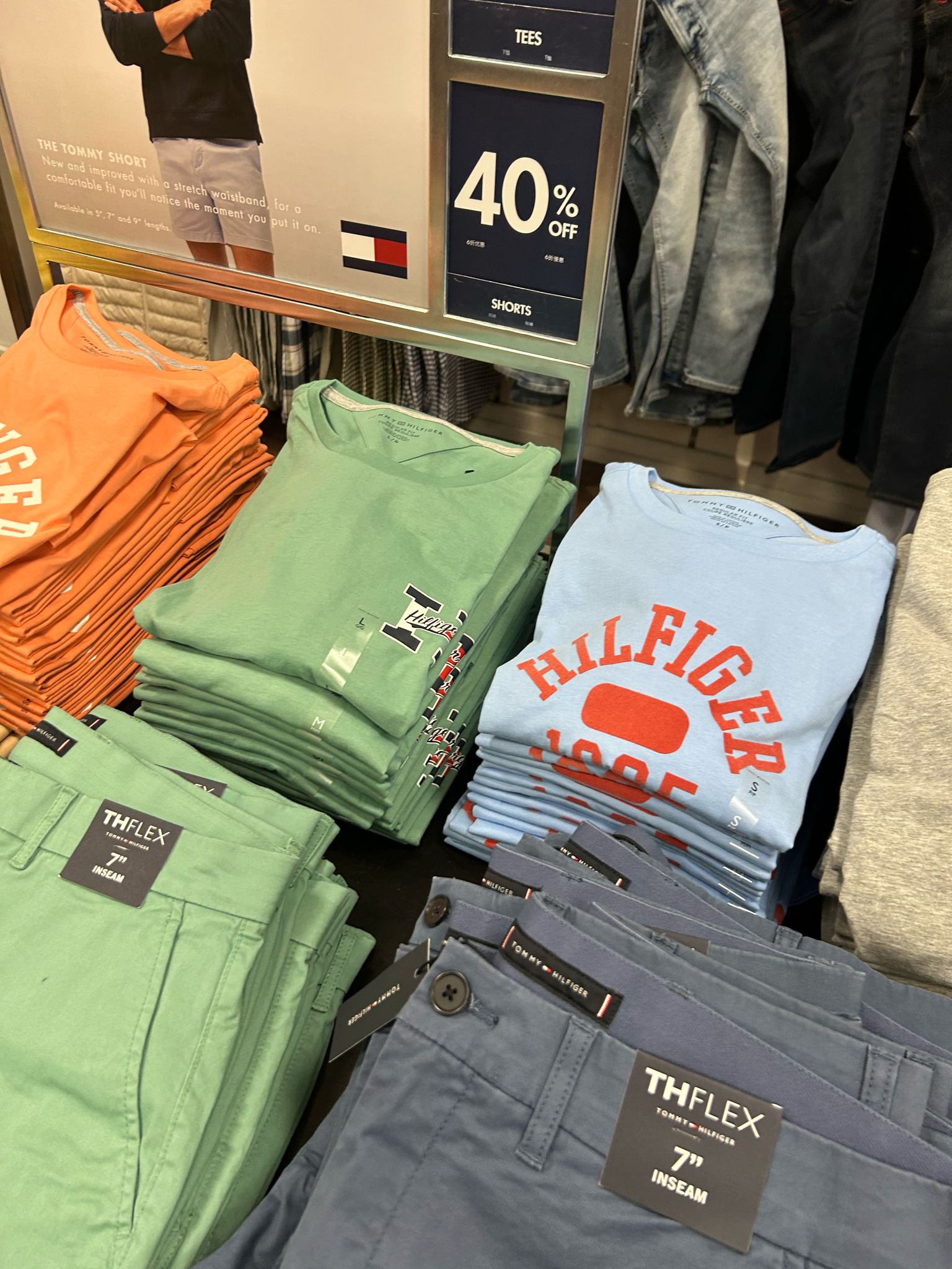 Tommy Men Hilfiger 1985 Logo T-Shirt/Vessel Blue
