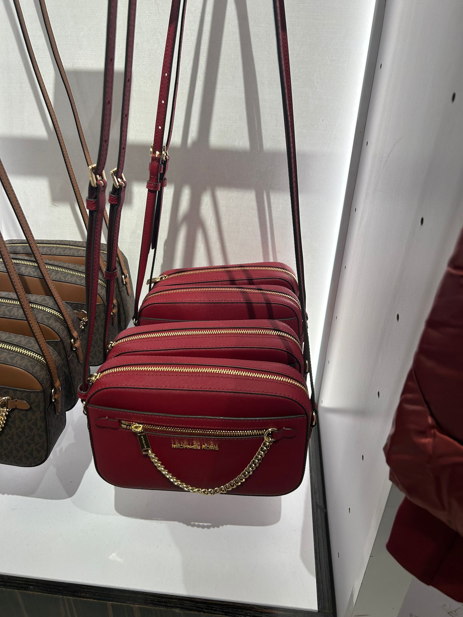 Michael Kors WOMENS' Jet Set Large Logo Crossbody Bag