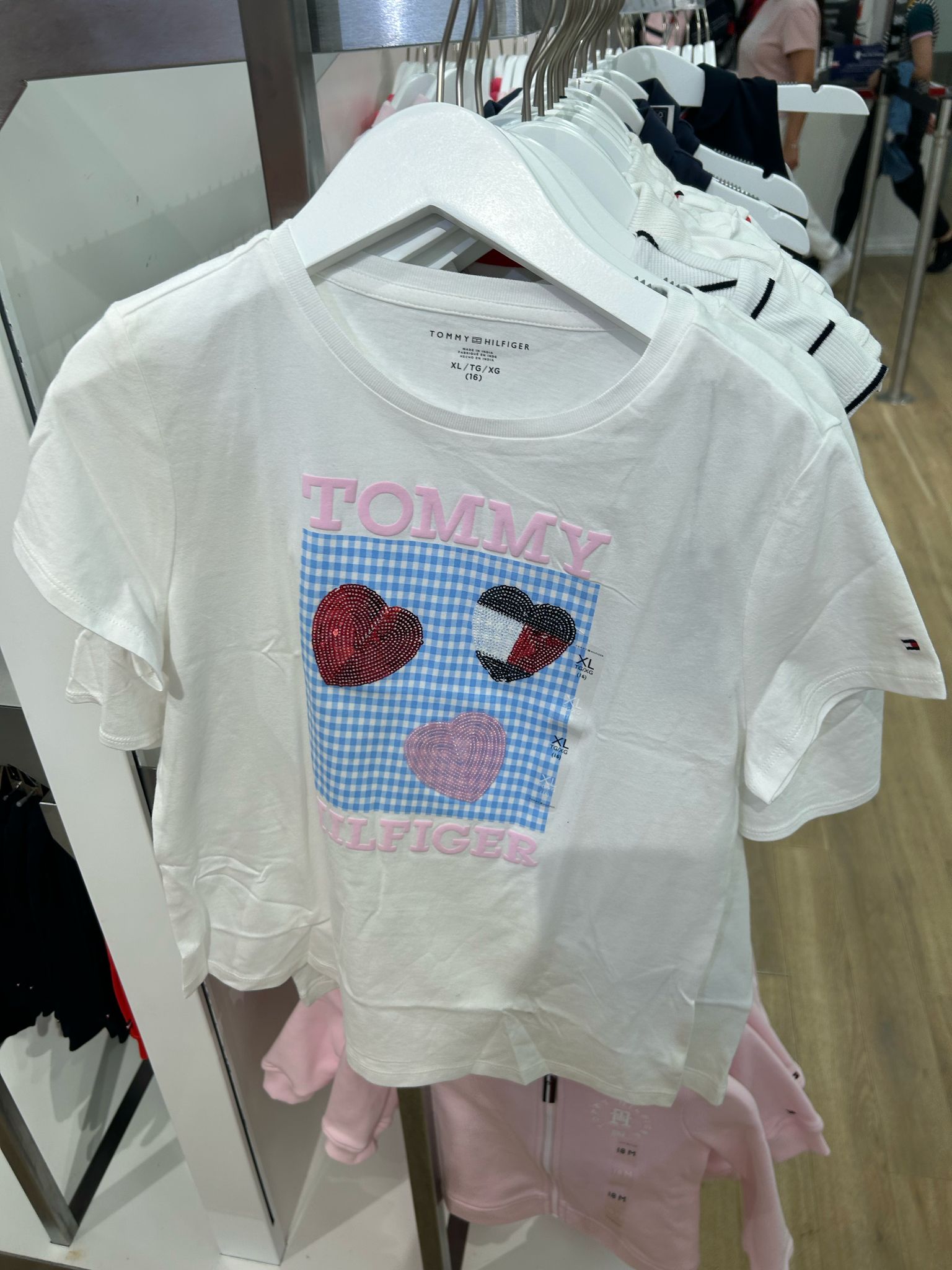 Tommy Hilfiger GIRLS' Sequins Tee