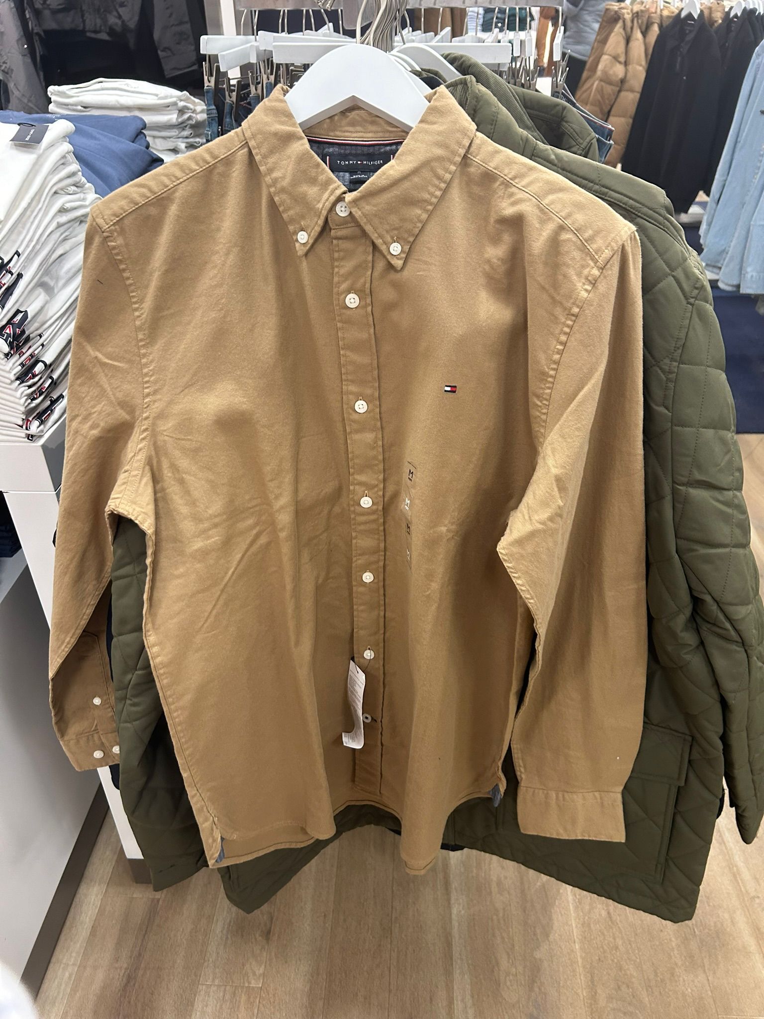 Tommy Mens' Regular Fit Corduroy Shirt